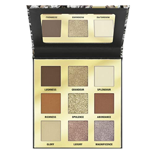 Catrice Jewel Overload Eyeshadow Palette, Nr. C01 Golden Opulence, mehrfarbig, 9 Braun-Töne, sofortiges Ergebnis, glitzernd, matt, metallisch, schimmernd (7,2g) von Catrice