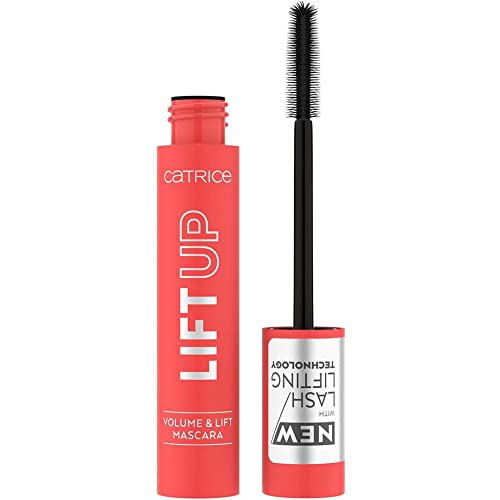 Catrice LIFT UP Volume & Lift Mascara, Nr. 010, Schwarz, volumengebend, schwunggebend, matt, vegan, ohne Mikroplastikpartikel, Nanopartikel frei, ohne Parfüm, 1er Pack (11ml) von Catrice