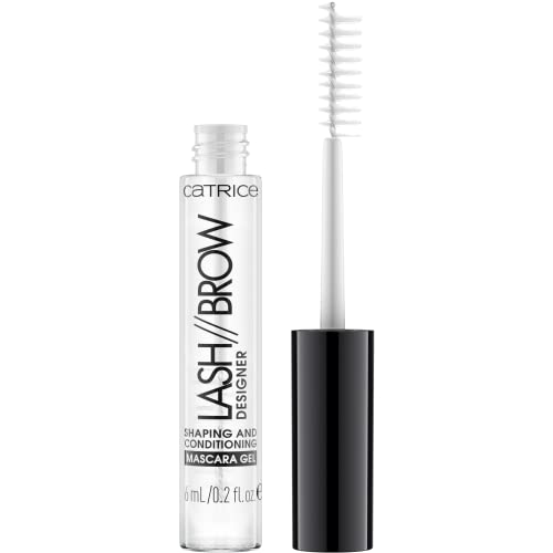 Catrice Lash Brow Designer Shaping And Conditioning Mascara Gel, Augenbrauengel, Nr. 010, Transparent, langanhaltend, vegan, ohne Mikroplastikpartikel, Nanopartikel frei, ohne Parfüm, 3er Pack (3x6ml) von Catrice