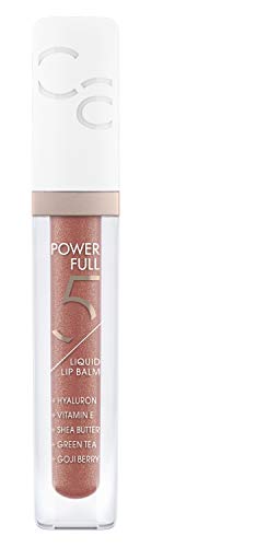Catrice Power Full 5 Liquid Lip Balm, Nr. 080, Braun, feuchtigkeitsspendend, glättend, mit Vitaminen, glänzend, vegan, ohne Alkohol, ohne Parabene, ohne Mikroplastikpartikel, 1er Pack (4.5ml) von Catrice