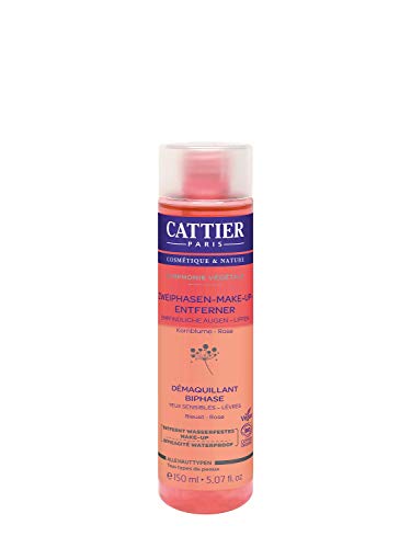 Cattier Zweiphasen-Make-Up-Entferner für empfindliche Haut, Naturkosmetik, 150 ml von CATTIER