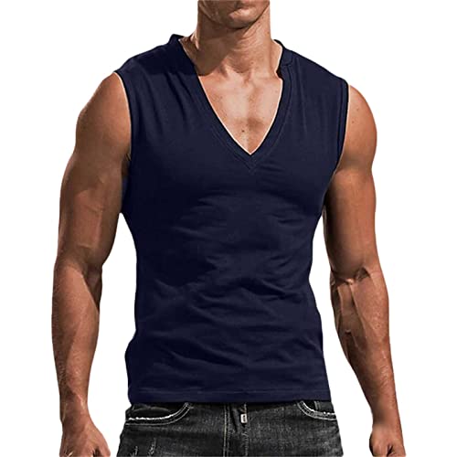 Achselshirts Herren Sport,Herren Gym Tank Top Stringer Fitness Tshirt Funktionelle Sportshirt Bekleidung BodybuildingTrainingsshirt Ärmellos Weste Muskelshirt Tank Top Herren Ärmelloses Shirt Fitness von CAUYDY