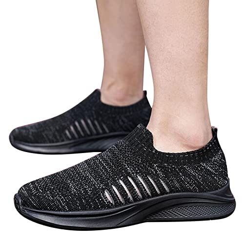 Arbeitsschuhe Herren,Sportschuhe Bequeme Schlupfschuhe Manner Joggingschuhe Fußballschuhe Laufschuhe Herren rutschfeste Turnschuhe Sneakers Casual Große Größe Fashion Für Trekking Workout Running von CAUYDY