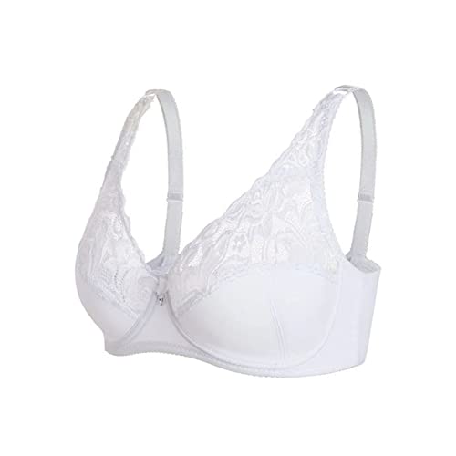 BH Damen Push Up BH Damen Mit Bügel Sexy, Soft Cup Verstellbarer Schultergurt BH Fitness Schlaf-BH Bügelloser Abnehmbar Damenunterwäsche Minimizer Push up Bra BH Damen Ohne Bügel 100b Unterhosen Da von CAUYDY