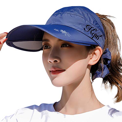 Basecap Damen Sommer Cap Mit Ventilator Glitzer-Trucker-Visier, chaotisch, einfarbig, Baseball-Pferdeschwanz-Brötchen, Mütze, Unisex-Baseballmützen Weißer Riese Caps 80 von CAUYDY