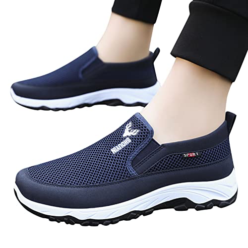 CAUYDY Arbeitschuhe,Slip On Sneakers Herren Damen Turnschuhe Sportschuhe Fitness Sporthalle Freizeitschuhe Atmungsaktiv Leichtgewichts Joggingschuhe Straßenlaufschuhe Bequem Laufschuhe Outdoor von CAUYDY