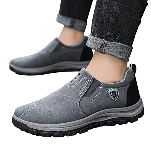 CAUYDY Arbeitsschutzschuhe,Schuhe Herren Mode Frühling und Sommer Herren Sportschuhe Flacher weicher Boden Mesh atmungsaktiv bequem Schnürung Casuale Style Schuhe Herren Sohle von CAUYDY