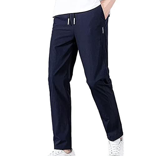 CAUYDY Sporthose Herren Lang - Taschen Loose Fit Slim Fit Sporthose leicht atmungsaktiv Herren Lang mit Taschen Vintage mit Gummizug Locker Strandhose Urlaub Alltag CAUYDY Sporthose Herren Lang - Taschen Loose Fit Slim Fit Sporthose leicht atmungsaktiv Herren Lang mit Taschen Vintage mit Gummizug Locker Strandhose Urlaub Alltag von CAUYDY