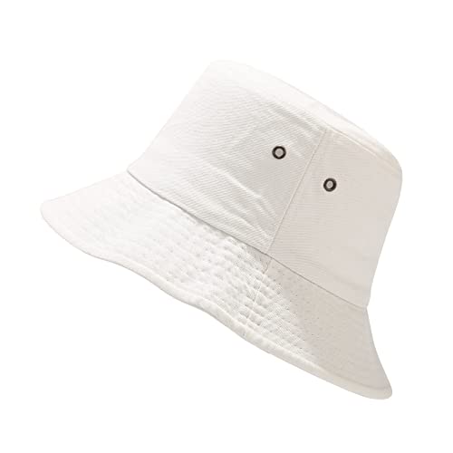 SonnenhüTe FüR Damen,Damen Fischerhüte Sonnenhut Strandhut Fishermütze Sommerhut Draussenhut Faltbarer Anglerhut Fischerhut Wasserdichter Faltbar Einfarbig Große Bucket Hats Eimerhut Frosch Buckethut von CAUYDY