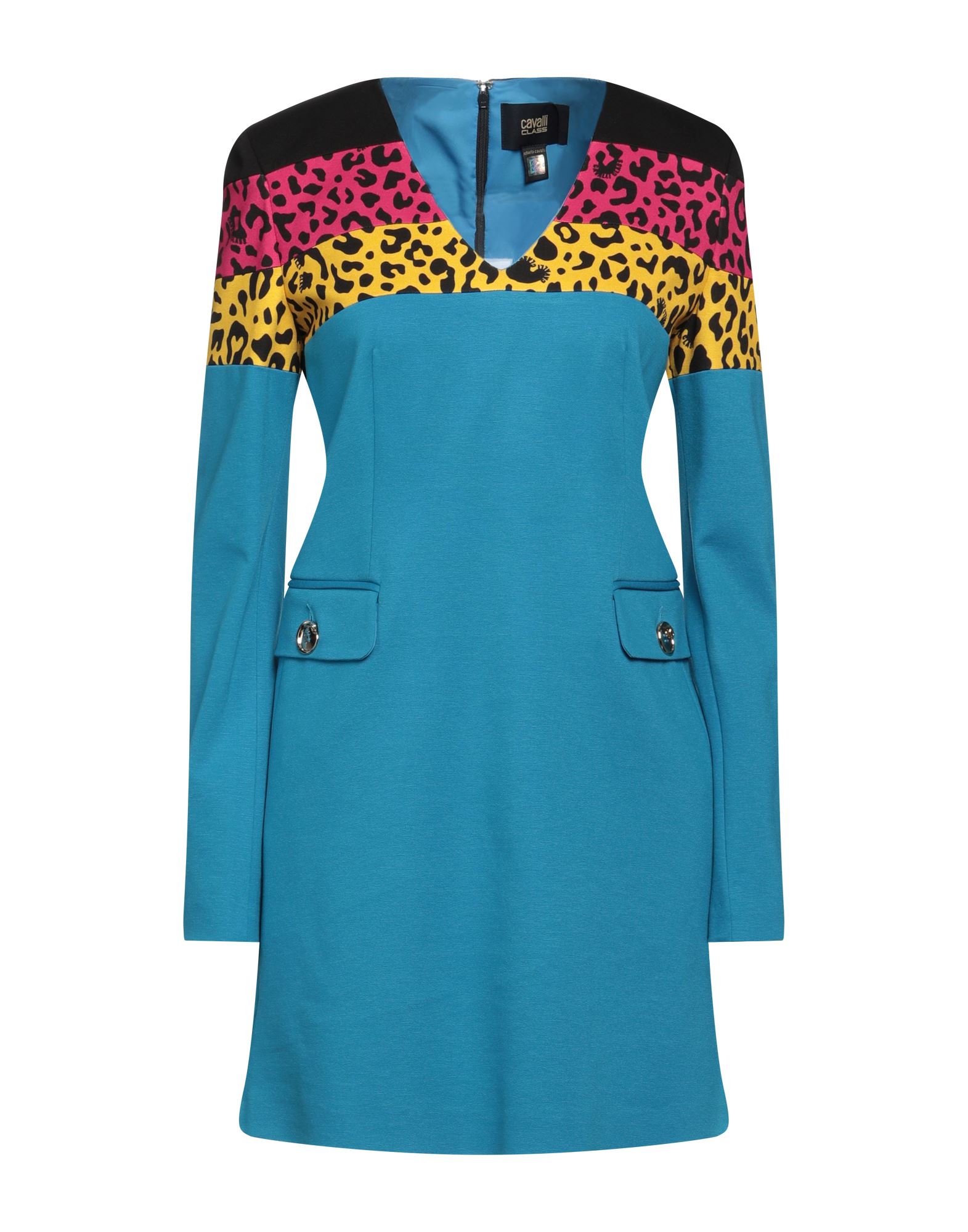 CAVALLI CLASS Mini-kleid Damen Azurblau von CAVALLI CLASS