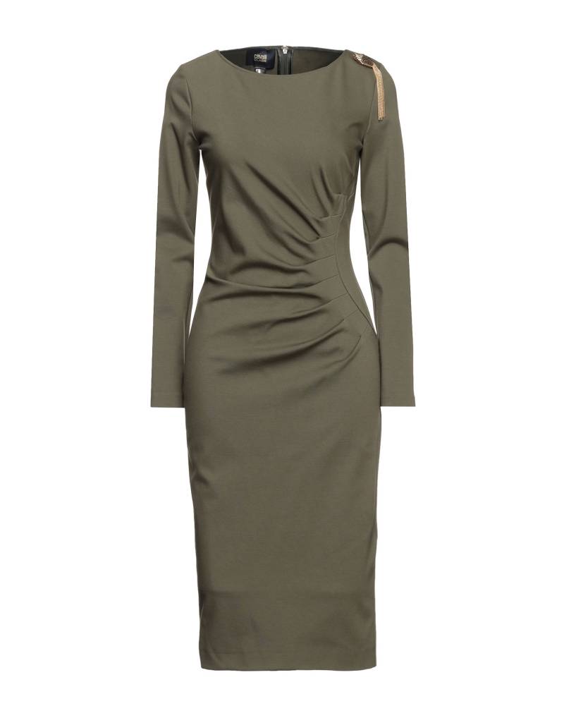 CAVALLI CLASS Midi-kleid Damen Militärgrün von CAVALLI CLASS