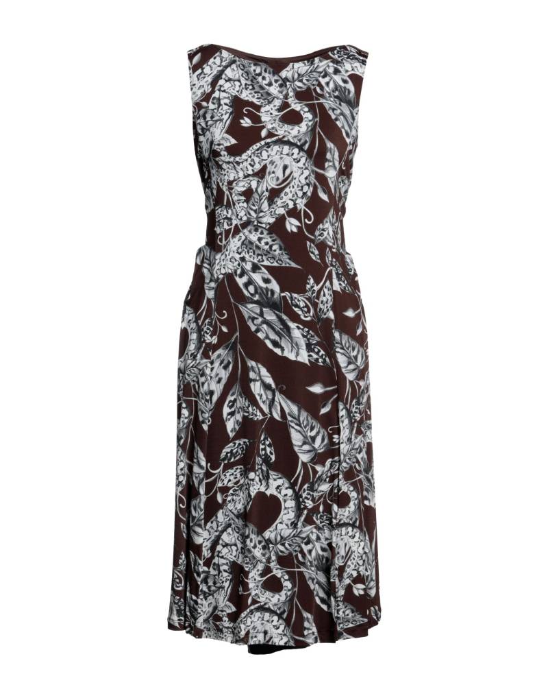 CAVALLI CLASS Midi-kleid Damen Schokobraun von CAVALLI CLASS