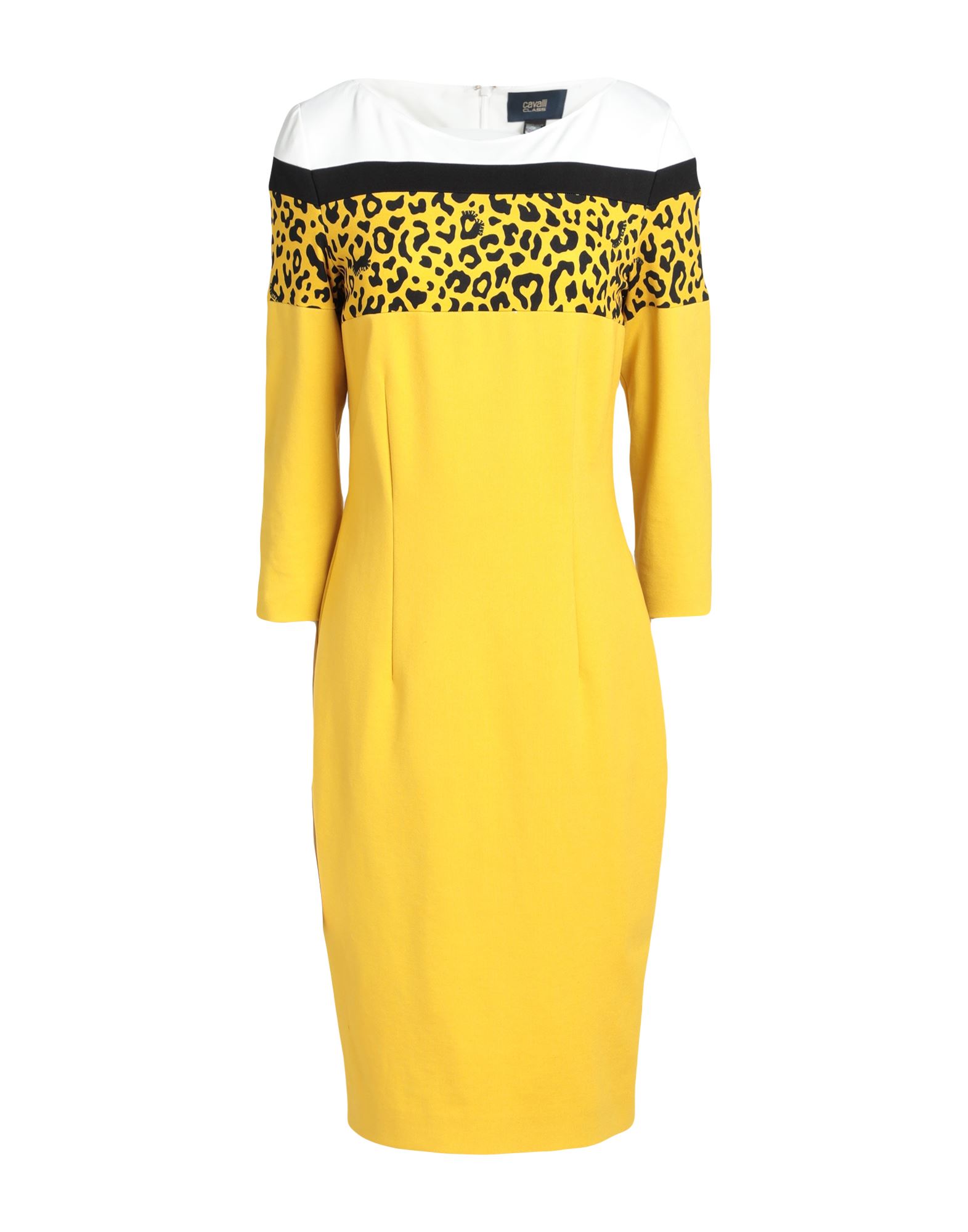 CAVALLI CLASS Midi-kleid Damen Gelb von CAVALLI CLASS