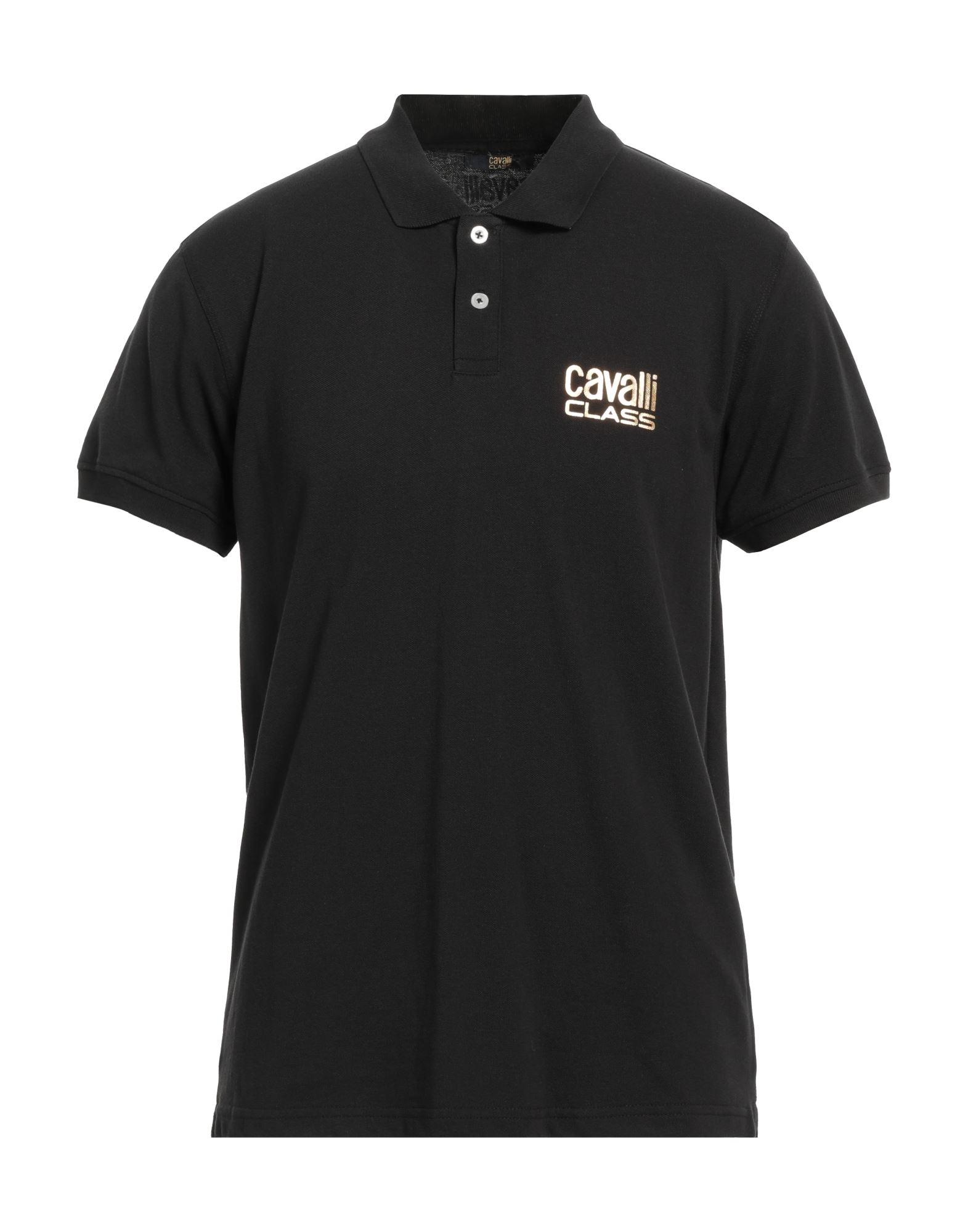 CAVALLI CLASS Poloshirt Herren Schwarz von CAVALLI CLASS