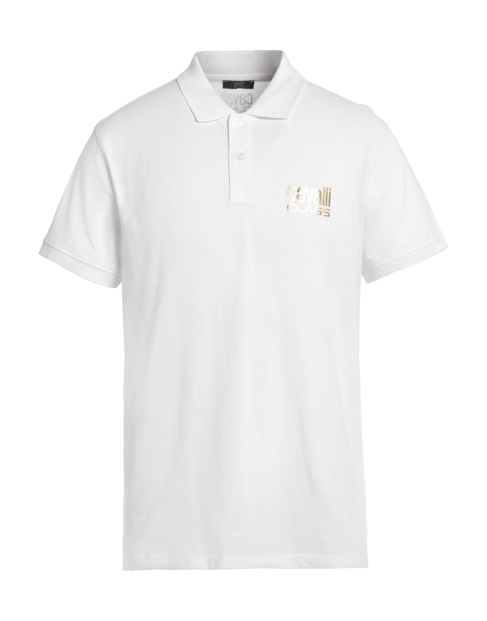 CAVALLI CLASS Poloshirt Herren Weiß von CAVALLI CLASS