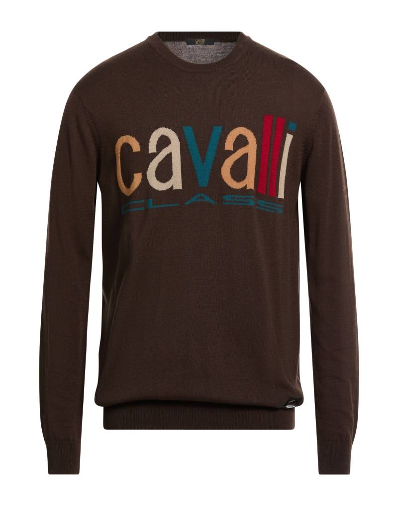 CAVALLI CLASS Pullover Herren Dunkelbraun von CAVALLI CLASS