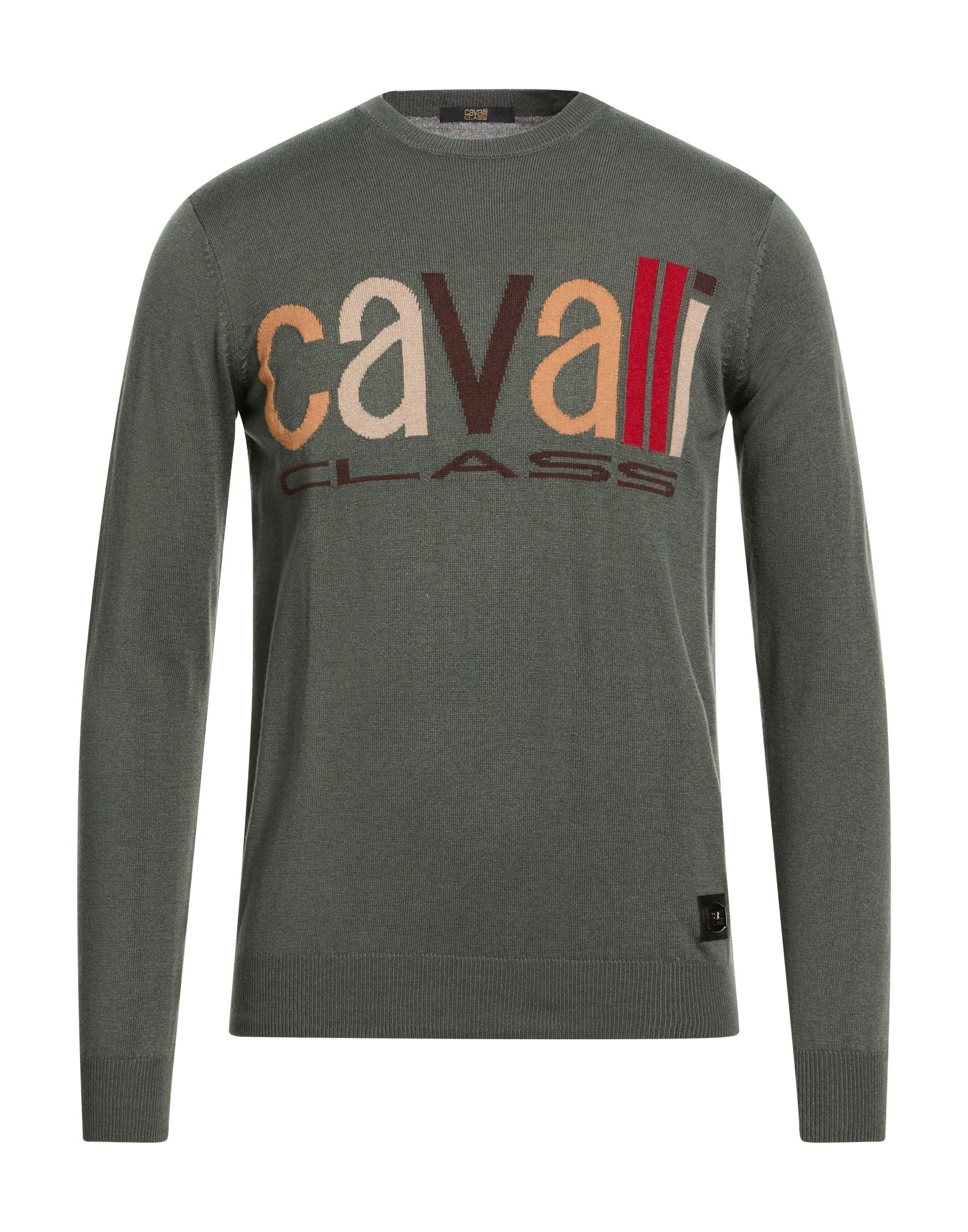 CAVALLI CLASS Pullover Herren Militärgrün von CAVALLI CLASS