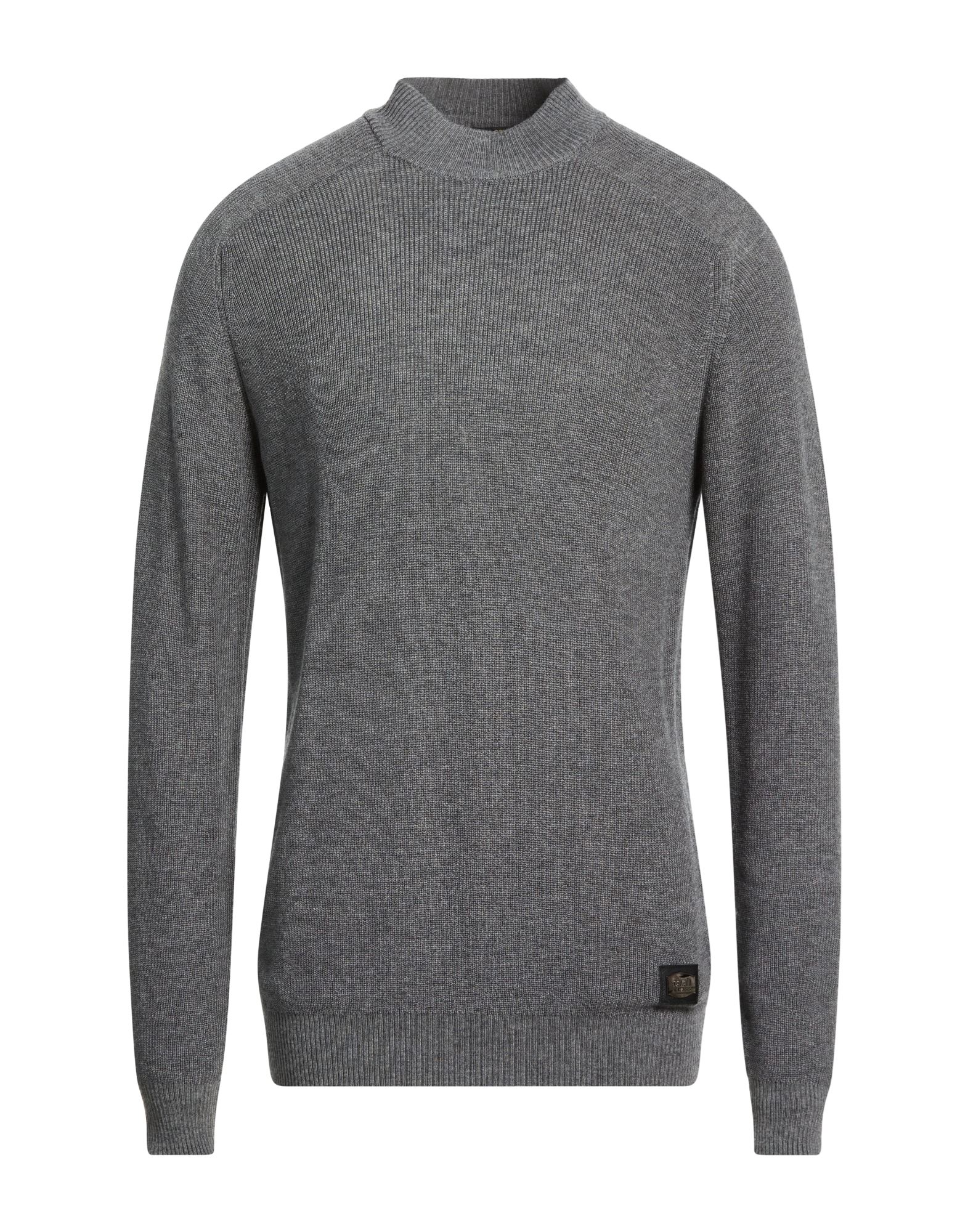 CAVALLI CLASS Rollkragenpullover Herren Grau von CAVALLI CLASS