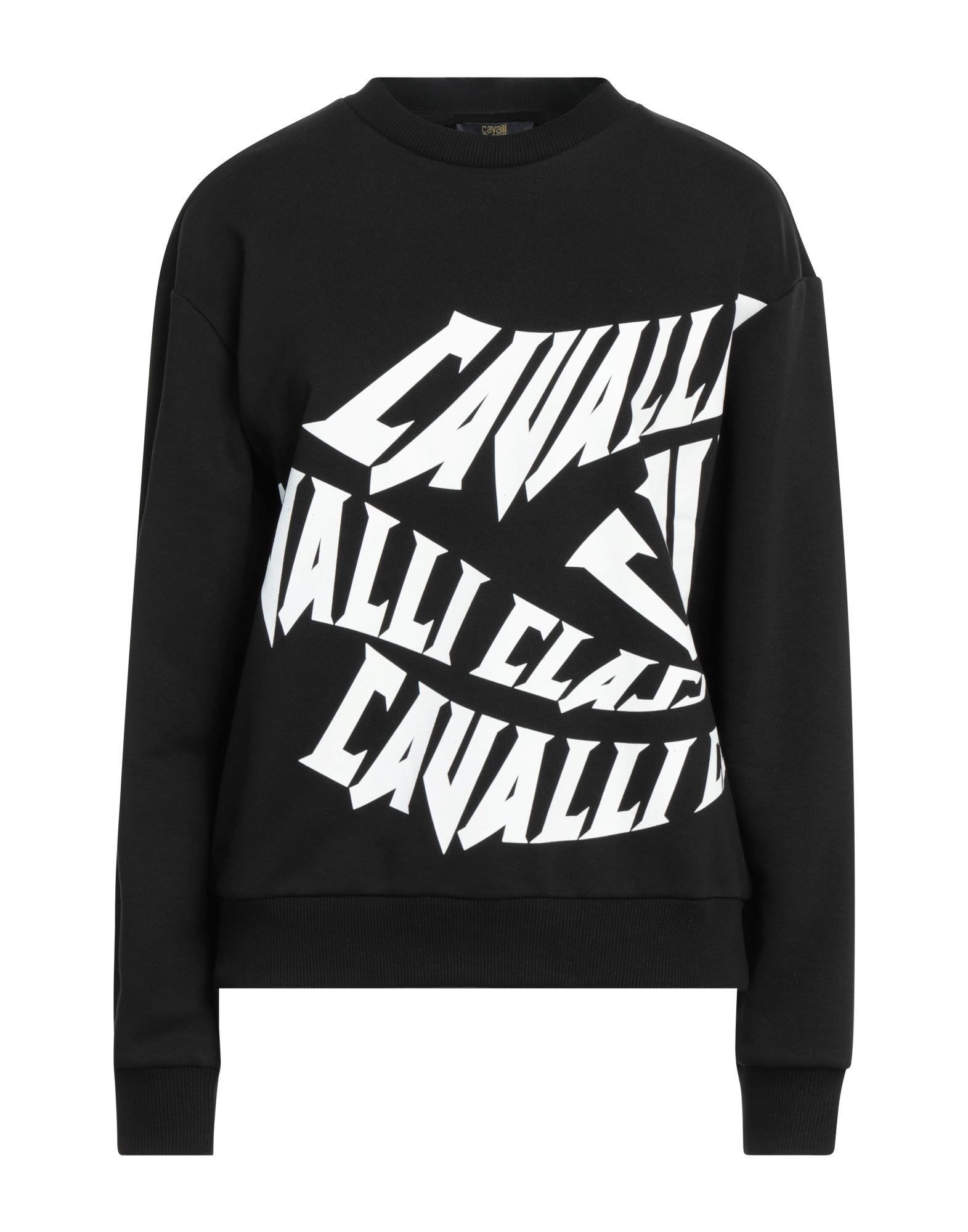 CAVALLI CLASS Sweatshirt Damen Schwarz von CAVALLI CLASS