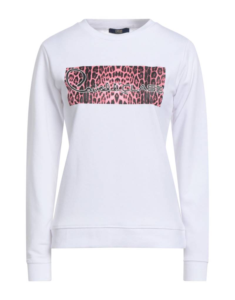 CAVALLI CLASS Sweatshirt Damen Weiß von CAVALLI CLASS