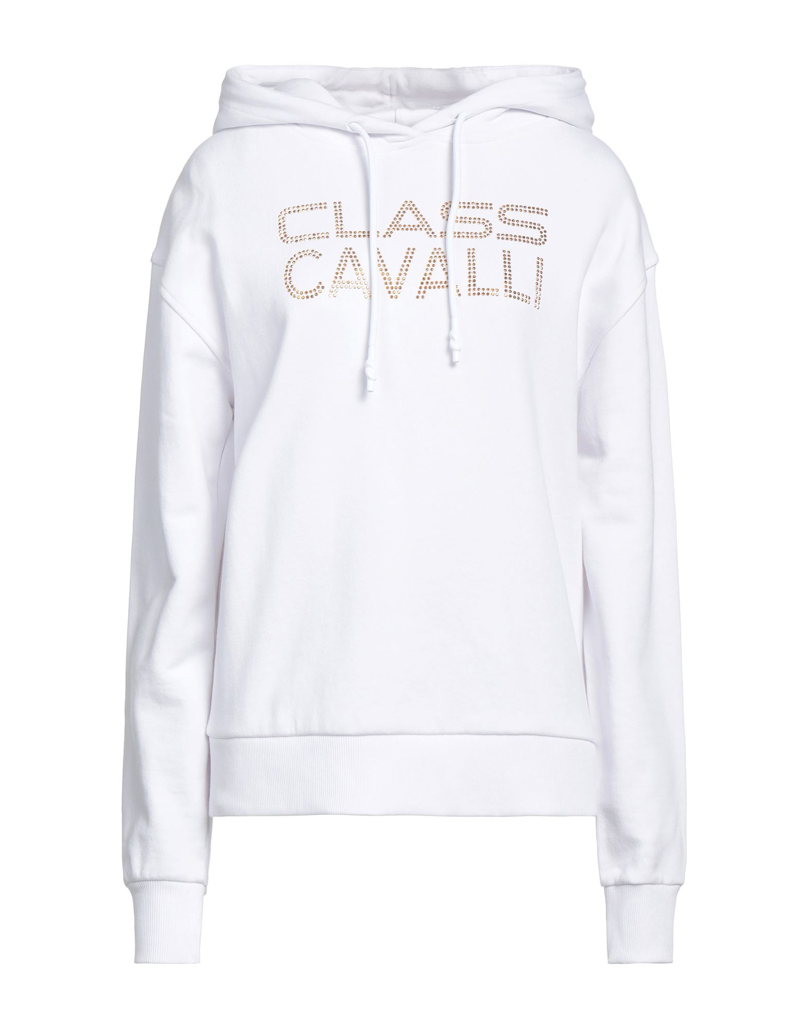 CAVALLI CLASS Sweatshirt Damen Weiß von CAVALLI CLASS