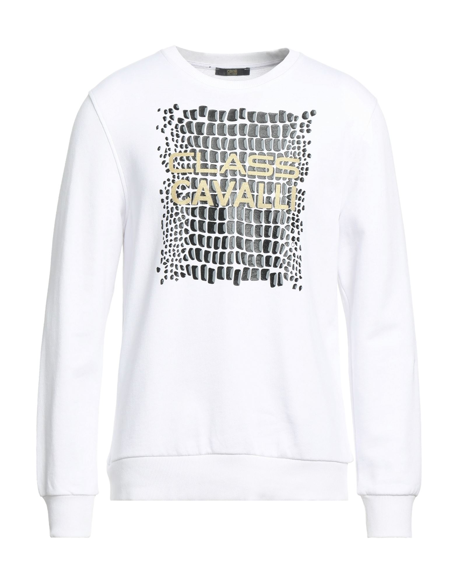 CAVALLI CLASS Sweatshirt Herren Weiß von CAVALLI CLASS