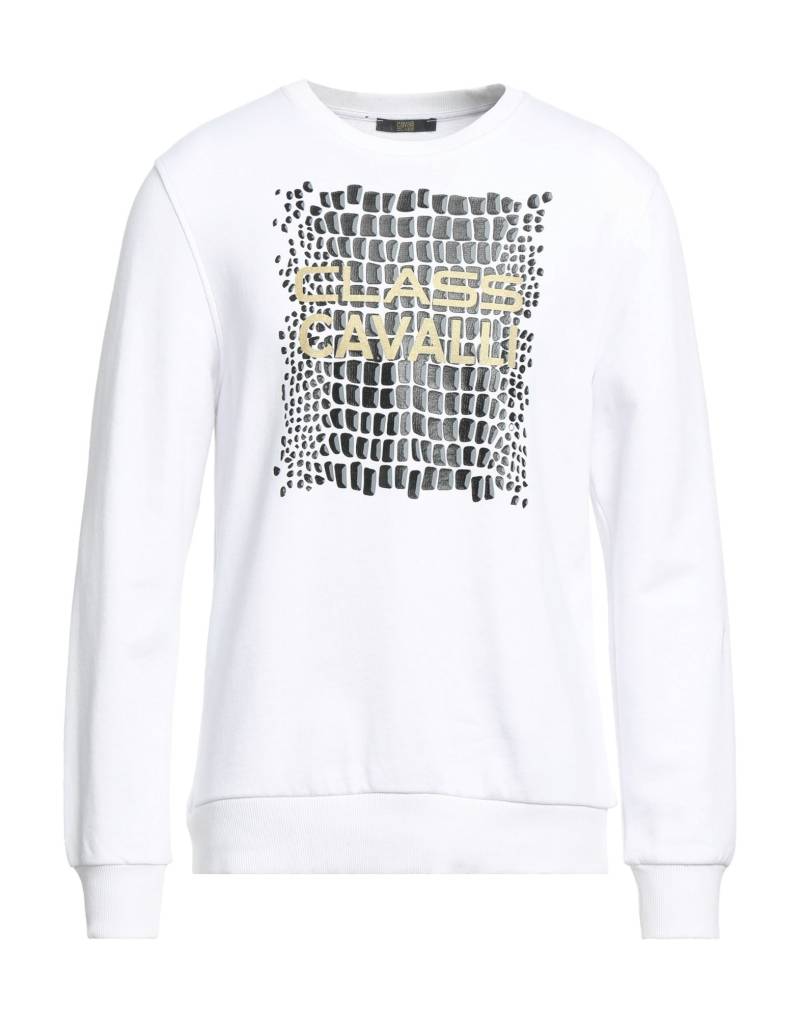 CAVALLI CLASS Sweatshirt Herren Weiß von CAVALLI CLASS