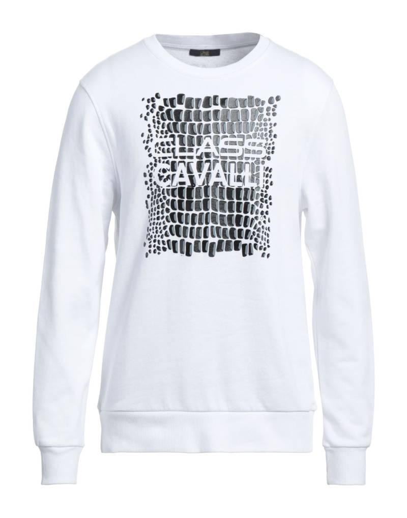 CAVALLI CLASS Sweatshirt Herren Weiß von CAVALLI CLASS