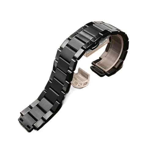 CAWEUER Kompatibel mit Yubo Uhrenarmband Big Bang Classic Fusion Herren Damen Massives Edelstahlarmband(Black) von CAWEUER