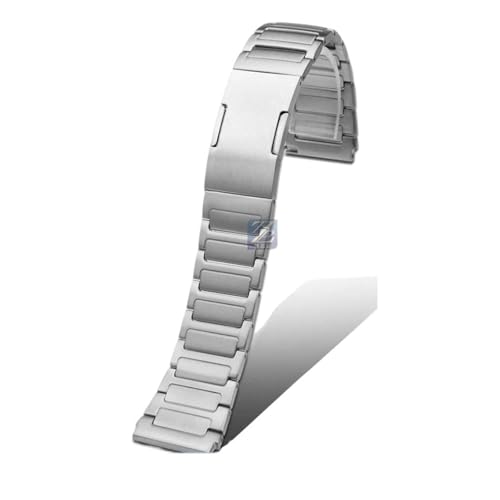 CAWEUER Kompatibel mit Zenith Watch 95.9000.670 Series Uhrenarmband aus Titanlegierung for Herren, 22 mm, Präzisionsstahl-Uhrenkettenzubehör(Silver,22mm) von CAWEUER