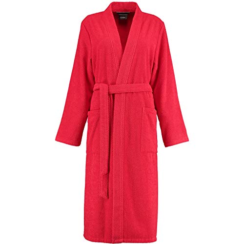 Cawö Home Bademäntel Damen Kimono Travel, Sport & Spa 1235 rot - 203 M von Cawö