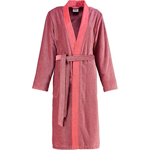 Cawö Home Bademäntel Damen Kimono Two-Tone 6431 rot - 27 L von Cawö