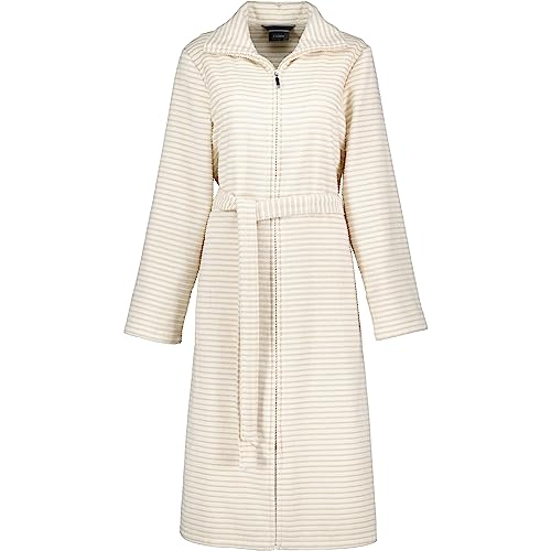 CAWÖ Home Bademäntel Damen Reißverschluss Zipper 5317 beige - 33 L von CAWÖ Home