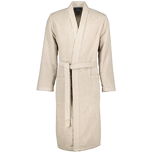 CAWÖ Home Bademäntel Herren Kimono Struktur 5509 sand - 339 S von Cawö