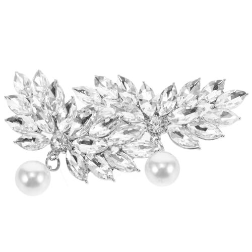 CAXUSD 2 Stück Abnehmbare Schuhclips mit Kristallperlen und Strass Elegante Schuhschmuck charms für Damen High Heels Vielseitig Tragbar Leichte Austauschbare Brautschuh dekoration von CAXUSD