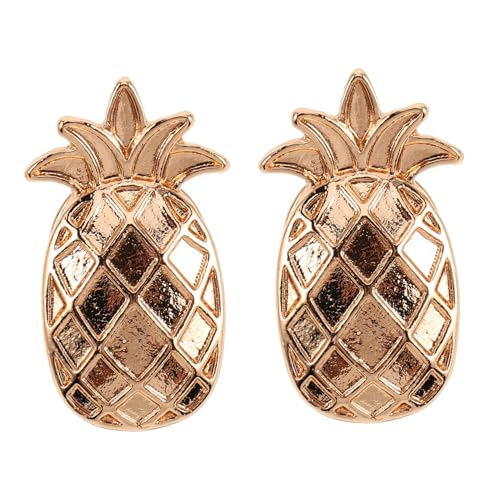 CAXUSD 2 Stück Teiliges Anstecknadel Set Ananas Broschen Cartoon Stil Leicht und für Schal Mäntel Pullover und Jacken Tropische Broschen von CAXUSD