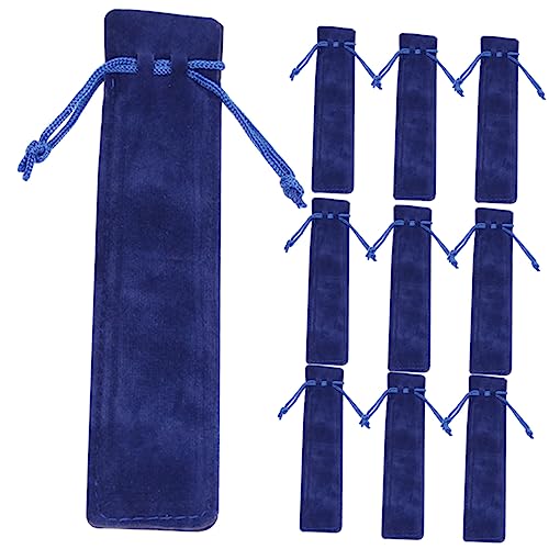 CAXUSD 20 Stück Stoffbeutel Mit Kordelzug Kratzfeste Stiftetaschen Tragbare Aufbewahrungstaschen Für Stifte von CAXUSD