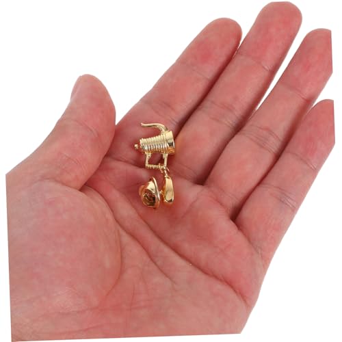 CAXUSD 3 Stück Kaffeelapel Pins Metall Brooches mit Retro Kaffee Bohnen Tassen Kannen Leichte Anstecknadeln für Damen Mädchen Aprons Jacken Taschen Hüte Minimalistisches Kaffee Themen von CAXUSD