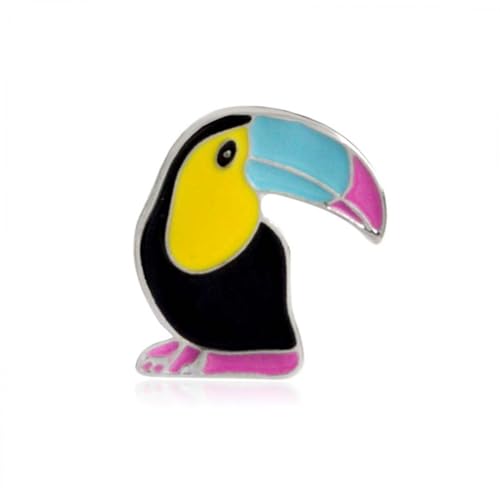 CAXUSD 4 STÜCKE Teiliges Bunte Anstecknadeln Broschen aus Hochwertiger Legierung Kreative Regenbogen Ananas und Motive Modische Schmuck Broschen für Damenkleidung und Accessoires von CAXUSD