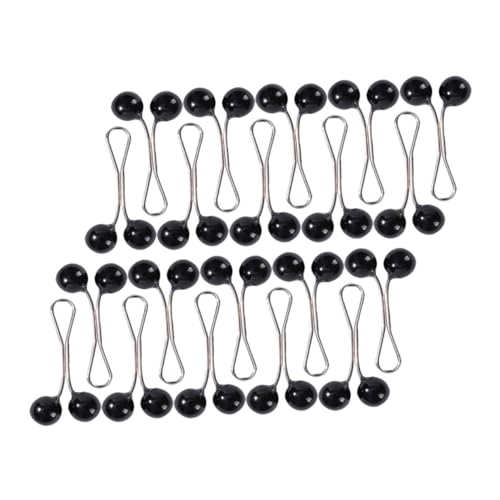 CAXUSD 48 Stück Teiliges Tragbare Cloak Clips mit Perlen Vielseitige Schal und Cardigan Broschen Eleganter Knotverschluss Langlebig und Farbbeständig Passend für Formelle und Freizeit von CAXUSD