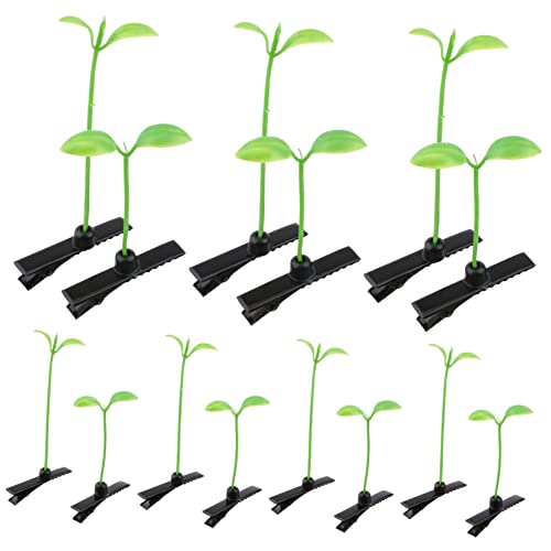 CAXUSD 50stücke Lustige Gras Haarnadeln Einzigartige Bohnensprossen Haarspangen Für Mädchen Süße Und Praktische Haarclips Für Junge Mädchen Für Haarstyling Und Partys von CAXUSD