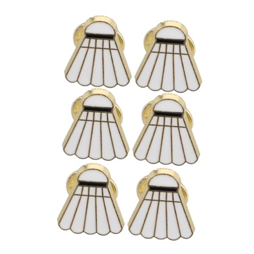 CAXUSD 6 Stück Zinklegierung Anstecknadeln für Kleidung Taschen Jacken Niedliche Sportaccessoires für Männer Frauen für Freizeit Festival Outfits von CAXUSD