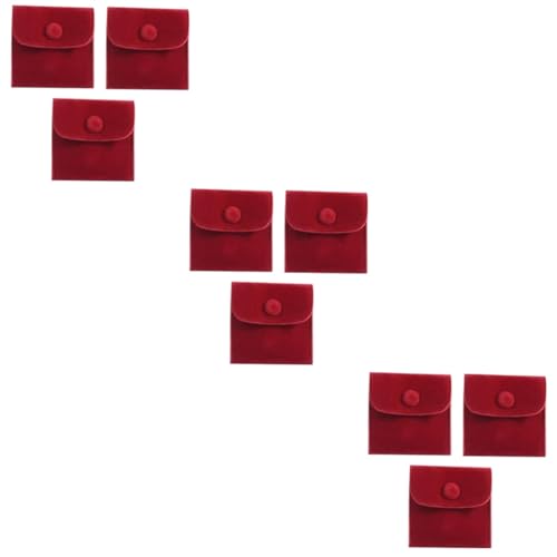 CAXUSD 9 STK Geldbörse für Mädchen Storage Pockets Storage Bags geschenksack geschenktasche aufbewahrungstüten Mädchen Handtasche Schmuckbeutel Geldbörse Halskette Tasche von CAXUSD