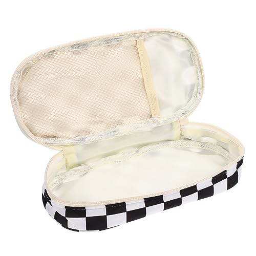 CAXUSD Bleistiftbeutel Großes Fassungsvermögen Reißverschluss Federmäppchen Für Studenten Stiftbehälter Aus Robustem Material Praktische Schreibwarenaufbewahrung Für Schule Büro von CAXUSD