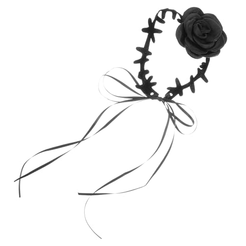 CAXUSD Blumen Choker Halskette für Damen Schwarze Halskette mit Blüten Design für Besondere Anlässe Wie Halloween Geburtstage und Hochzeiten Perfektes für Freundinnen CAXUSD Blumen Choker Halskette für Damen Schwarze Halskette mit Blüten Design für Besondere Anlässe Wie Halloween Geburtstage und Hochzeiten Perfektes für Freundinnen von CAXUSD