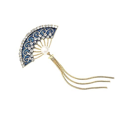 CAXUSD Brosche Damen Schmuck Farbige Brosche mit Quasten und Strass Schmuckstück für Kleidung und Accessoires Geschenkidee für Frauen und Mädchen CAXUSD Brosche Damen Schmuck Farbige Brosche mit Quasten und Strass Schmuckstück für Kleidung und Accessoires Geschenkidee für Frauen und Mädchen von CAXUSD