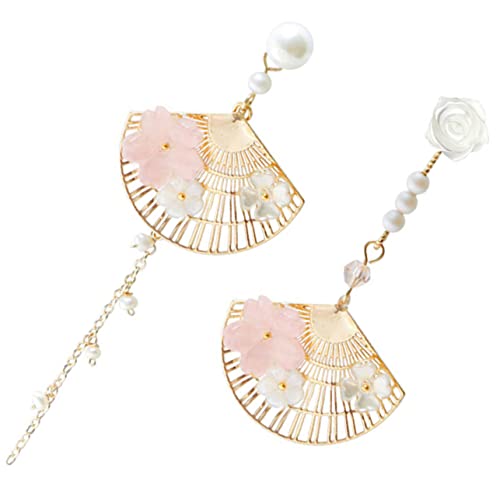 CAXUSD Damen Ohrhänger Blumenform Perlen Lange Statement Ohrringe Vintage Schmuck für Alltag und Besondere Anlässe CAXUSD Damen Ohrhänger Blumenform Perlen Lange Statement Ohrringe Vintage Schmuck für Alltag und Besondere Anlässe von CAXUSD