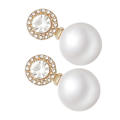 CAXUSD Falsche Perlenohrringe Damen Ohrstecker Leicht Schmuckstücke Vielseitig Tragbar Für Alltag Festliche Anlässe Modisch von CAXUSD