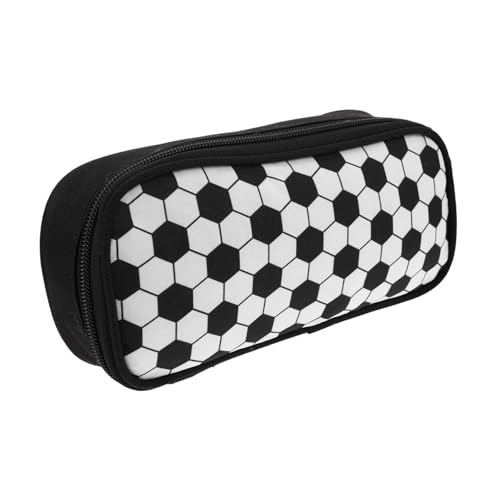 CAXUSD Fußball-federmäppchen Reisestiftkoffer Make-up-bleistiftbeutel Cooles Federmäppchen Schulschreiberorganisator Schreibtisch Organizer Für Kinderstiftbeutel Polyester von CAXUSD