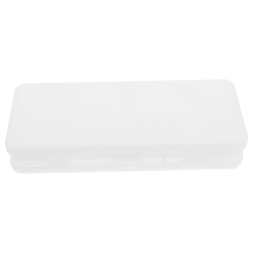 CAXUSD Große Kapazität Doppel-Layer Federmäppchen Für Schule Und Büro Transparente Aufbewahrungsbox Mit Snap-Verschluss Für Stifte Schreibwaren Und Kunstbedarf von CAXUSD